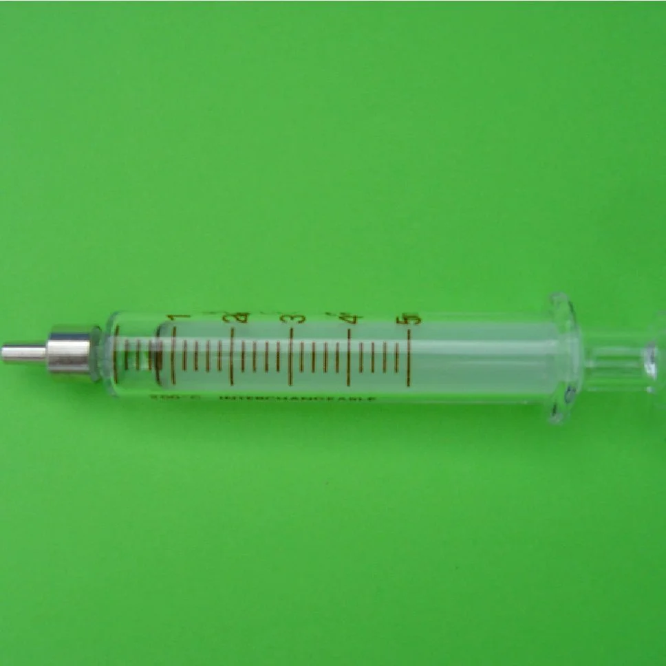 5Ml Metal Uçlu Cam Şırınga