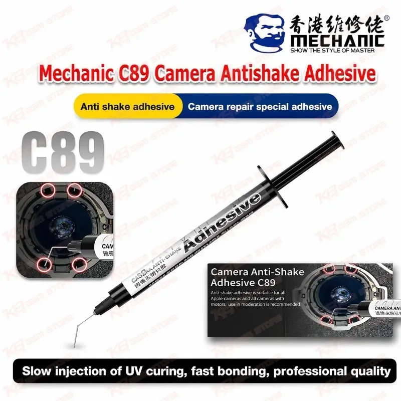 Mechanic C89 Kamera Titreşim Önlemek için Yapıştırıcı