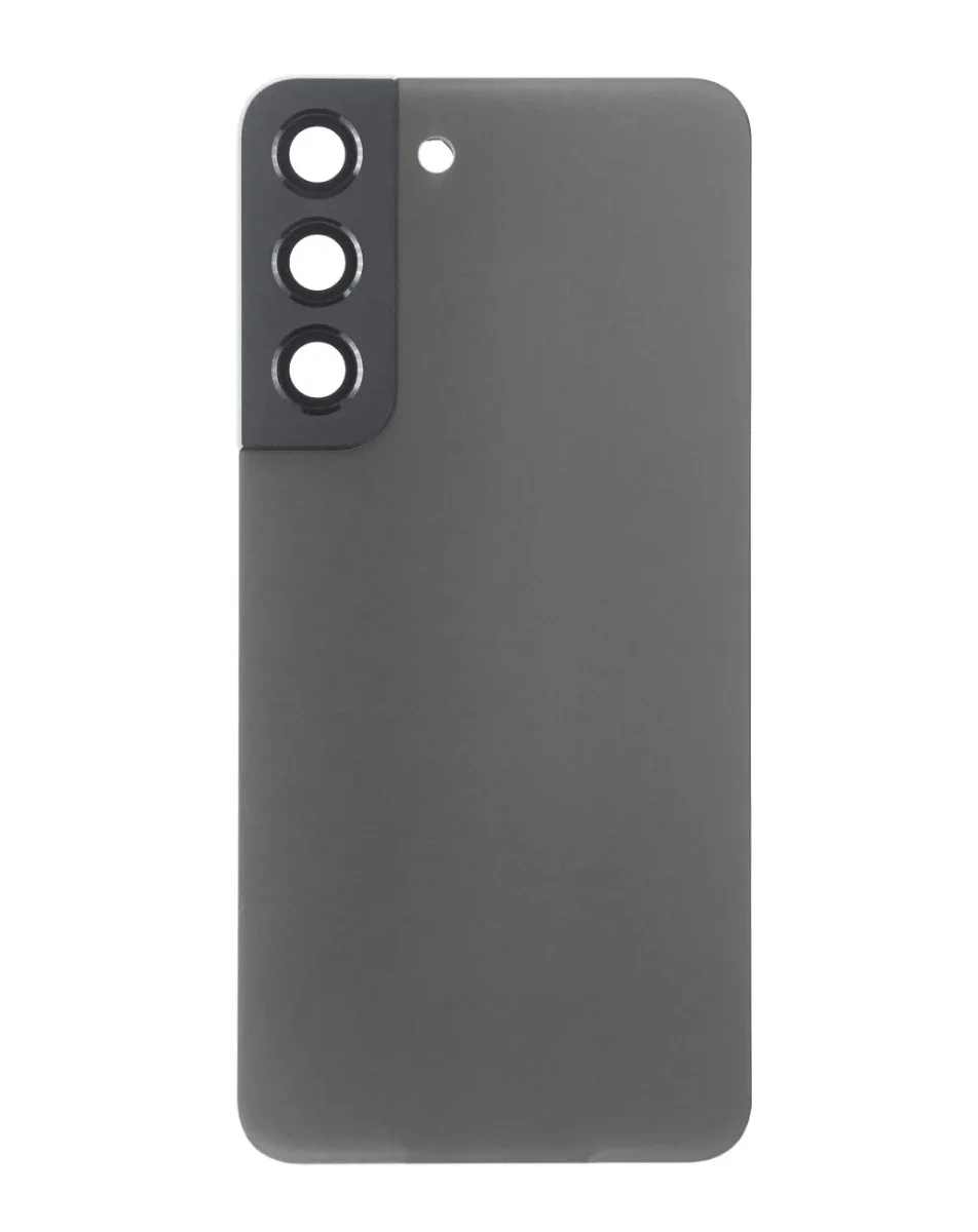 Galaxy S22 Uyumlu LOGOLU GRAPHITE Kamera Lensli ve Yapışkanlı Arka Kapak