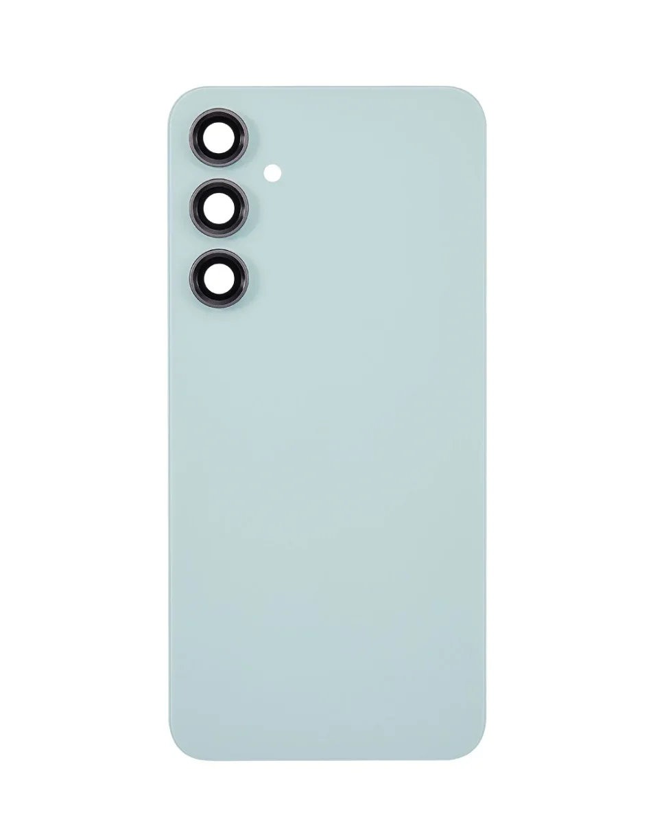 Galaxy S23 FE Uyumlu LOGOLU MINT Kamera Lensli ve Yapışkanlı Arka Kapak