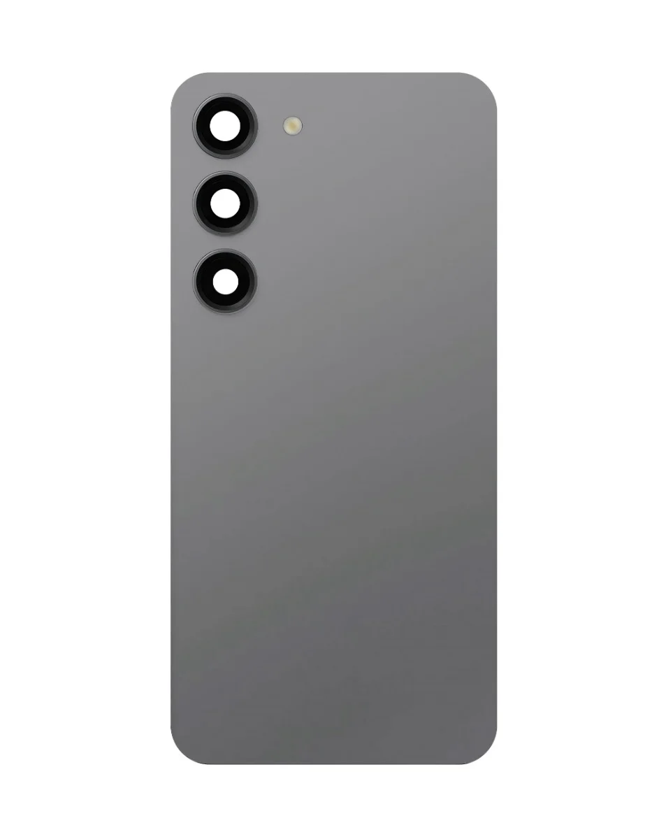 Galaxy S23 Plus Uyumlu LOGOLU GRAPHITE Kamera Lensli ve Yapışkanlı Arka Kapak