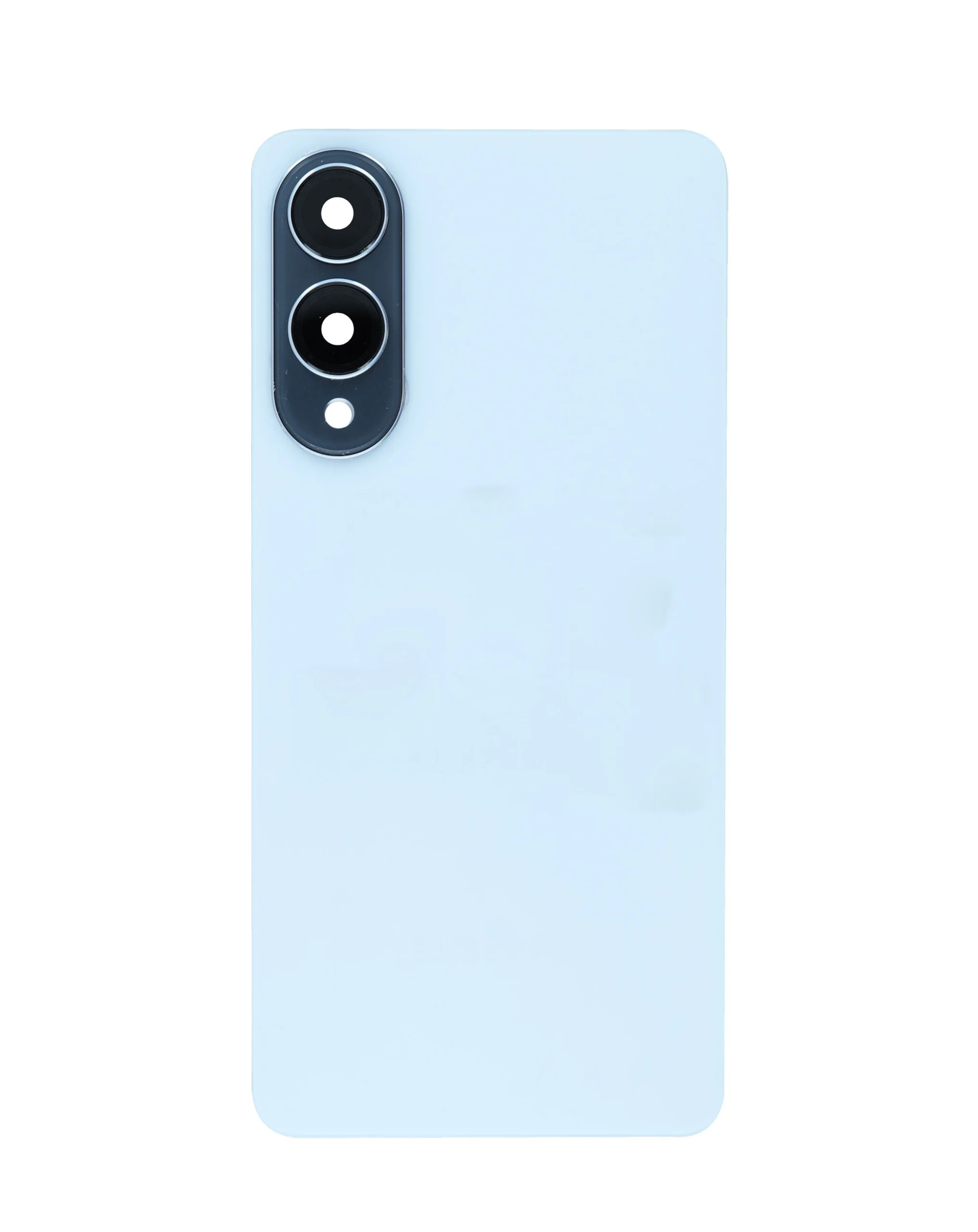 Galaxy S25 Uyumlu LOGOLU TITANUM ICYBLUE Arka Kamera Lensli ve Yapışkanlı Arka Kapak