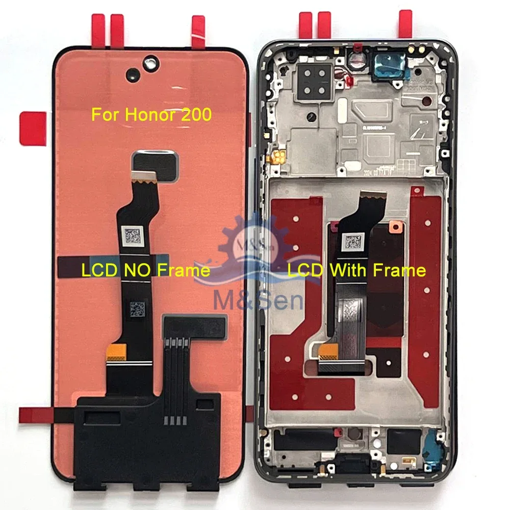 Honor 200 Çıtalı Ekran Dokunmatik Pembe SOFT OLED Kalite Ekran
