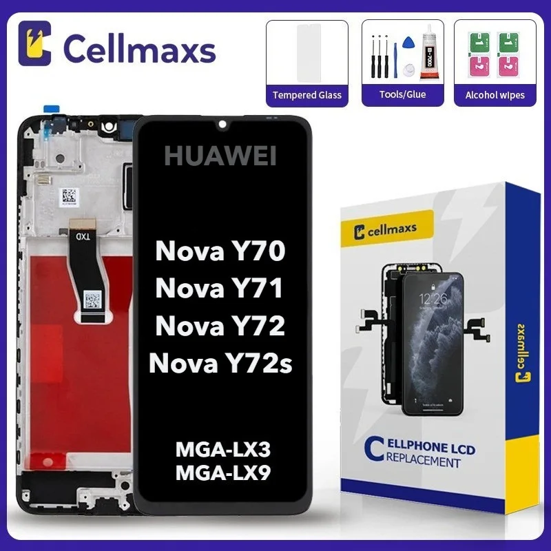 Honor Nova Y72s Ekran Dokunmatik Orijinal Çıtasız Ürün (Çerçevesiz)