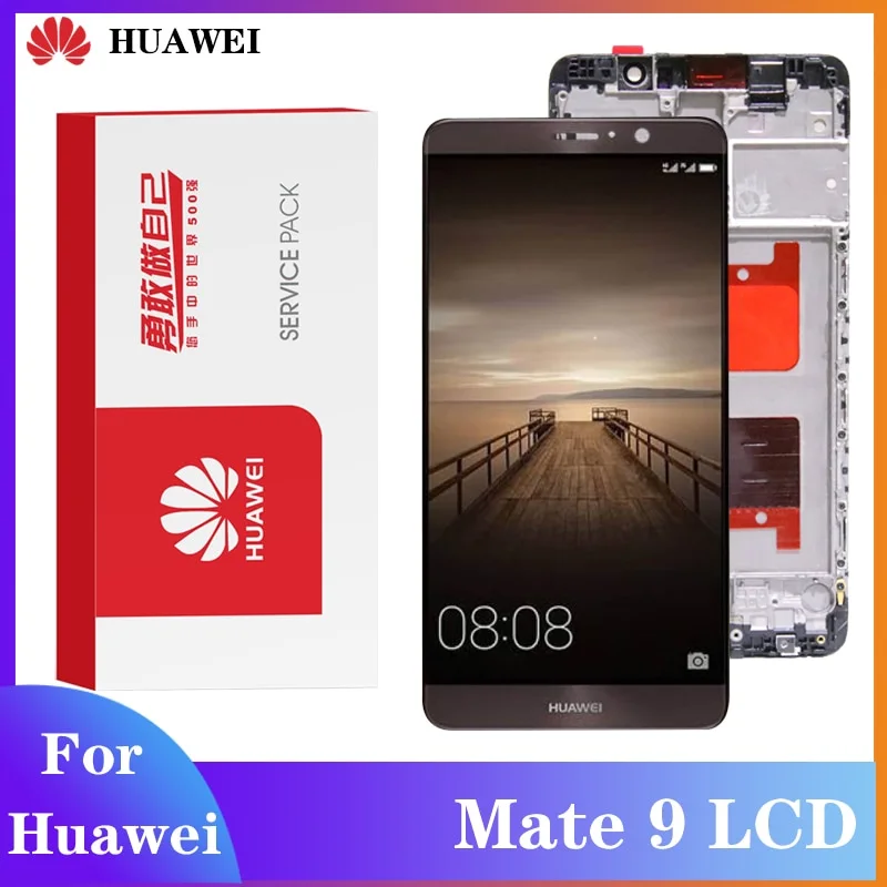 Huawei Mate 9 Çıtalı Ekran Dokunmatik Gold Orijinal