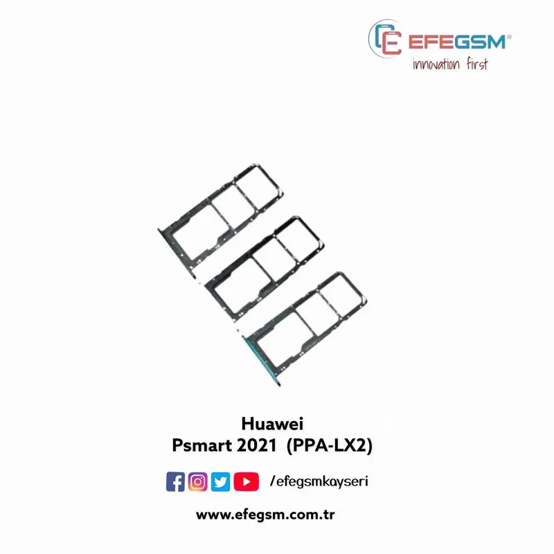 Huawei P Smart 2021 Sim Kart Tepsisi Mavi