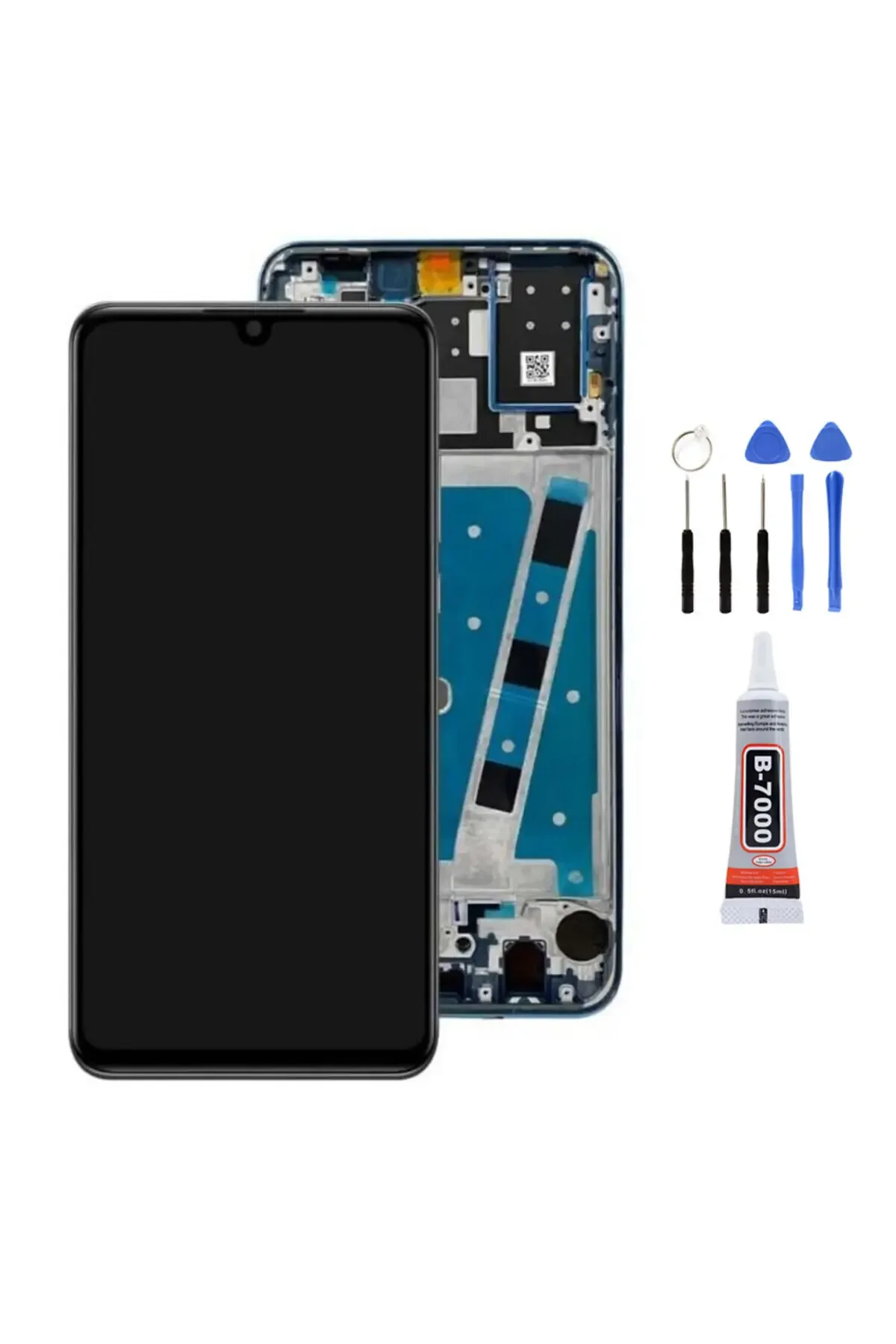 Huawei P30 Lite Çıtalı Ekran Dokunmatik Mavi A Plus Kalite Ürün/COG