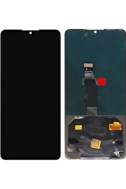 Huawei P40 Pro Çıtalı Ekran Dokunmatik Siyah SOFT OLED Kalite Ekran