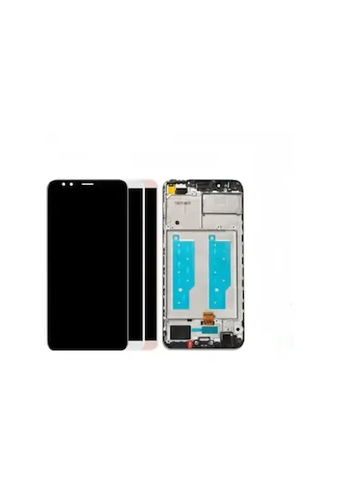 Huawei Y7 2018 Çıtalı Ekran Dokunmatik Siyah Orijinal