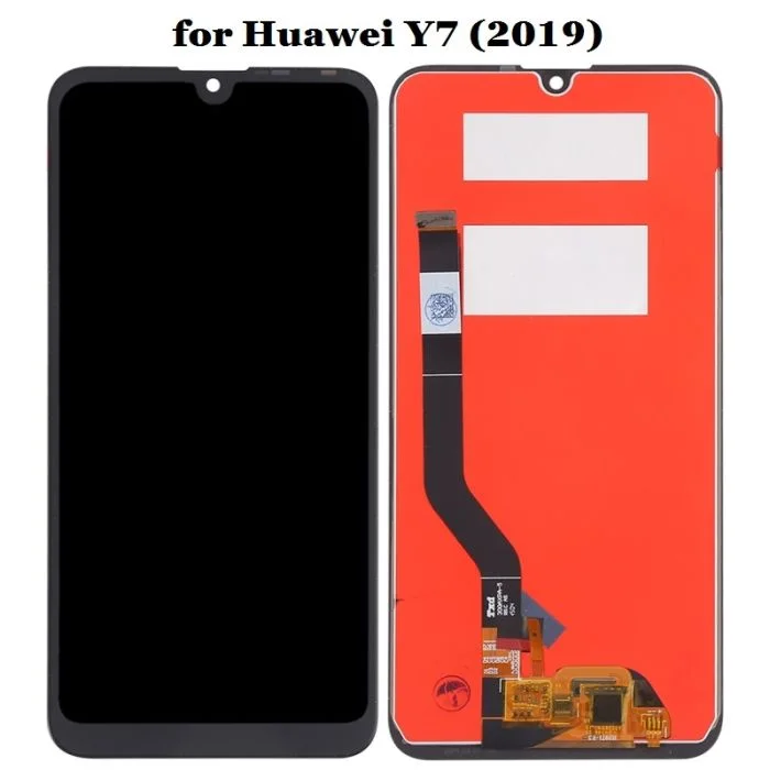 Huawei Y7-2019 Ekran Dokunmatik Orijinal Çıtasız Ürün (Çerçevesiz)