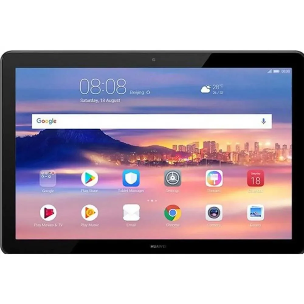 Hwi Mediapad T5 10.1 Ocalı Cam Siyah