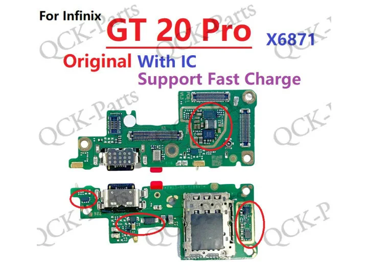 Infinix GT20 Pro Şarj Soketli Mikrofon Bordu