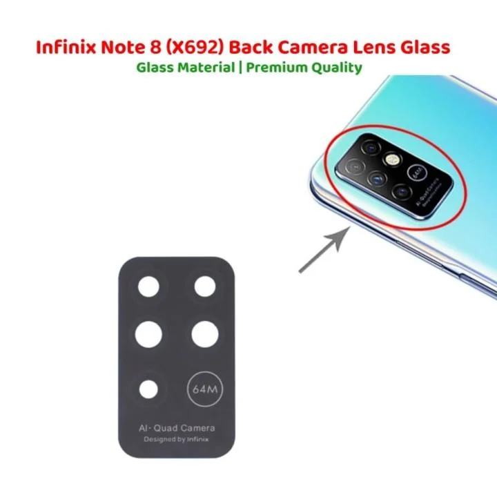 Infinix Note 8 Kamera Camı