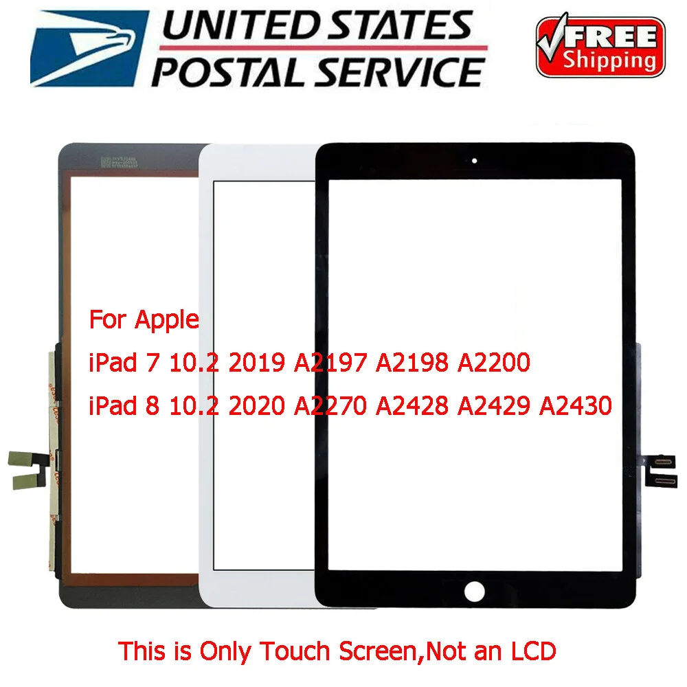 Ipad 7.Nesil 8.Nesil A2270 A2197 A2198 A2200 10.2 İnç Orj Bakırlı Dokunmatik Siyah
