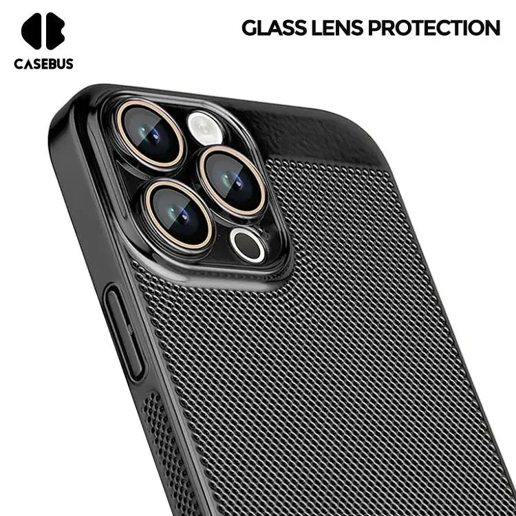 Iph 12 Pro Max Ocalı Cam Siyah