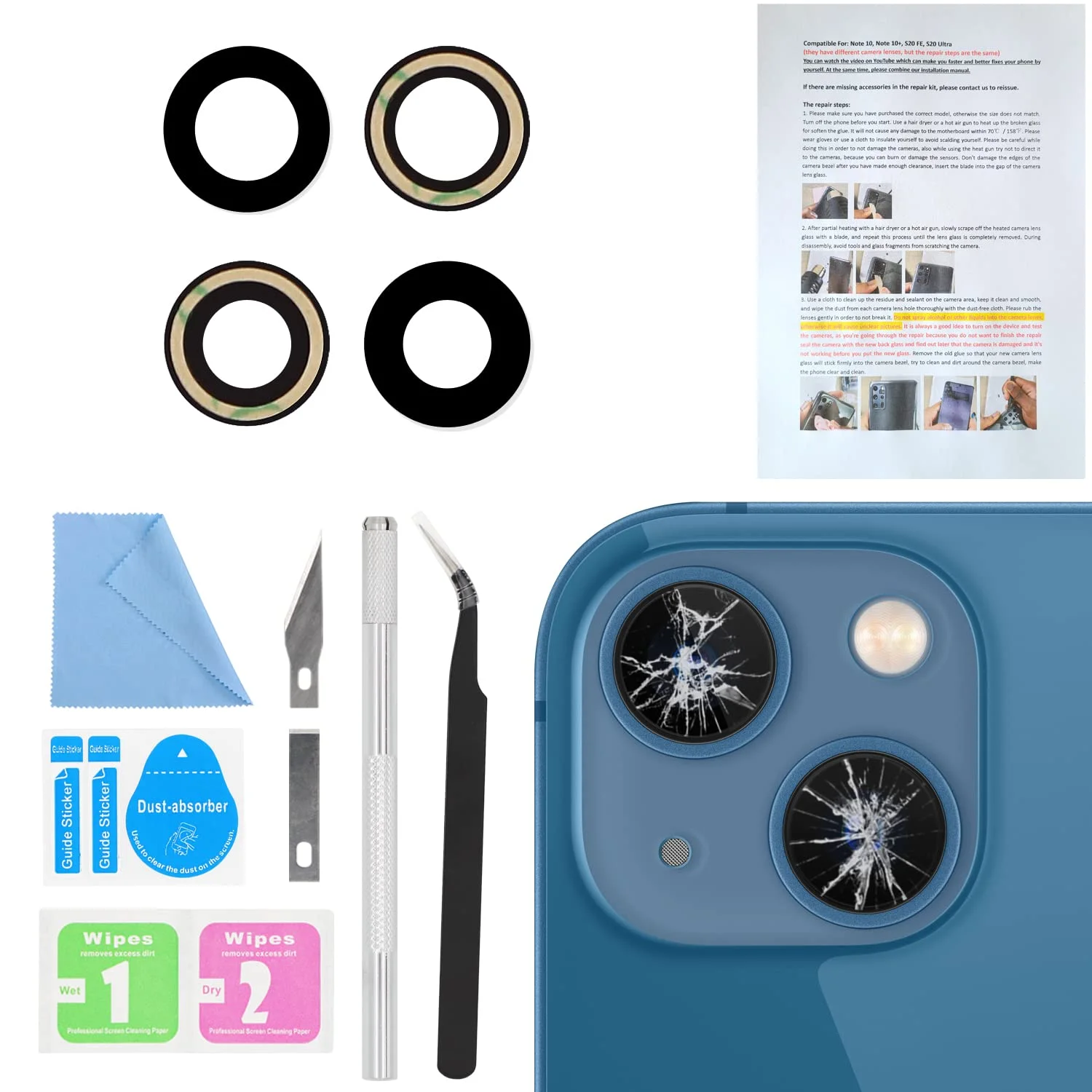 iPhone 13 Kamera Camı