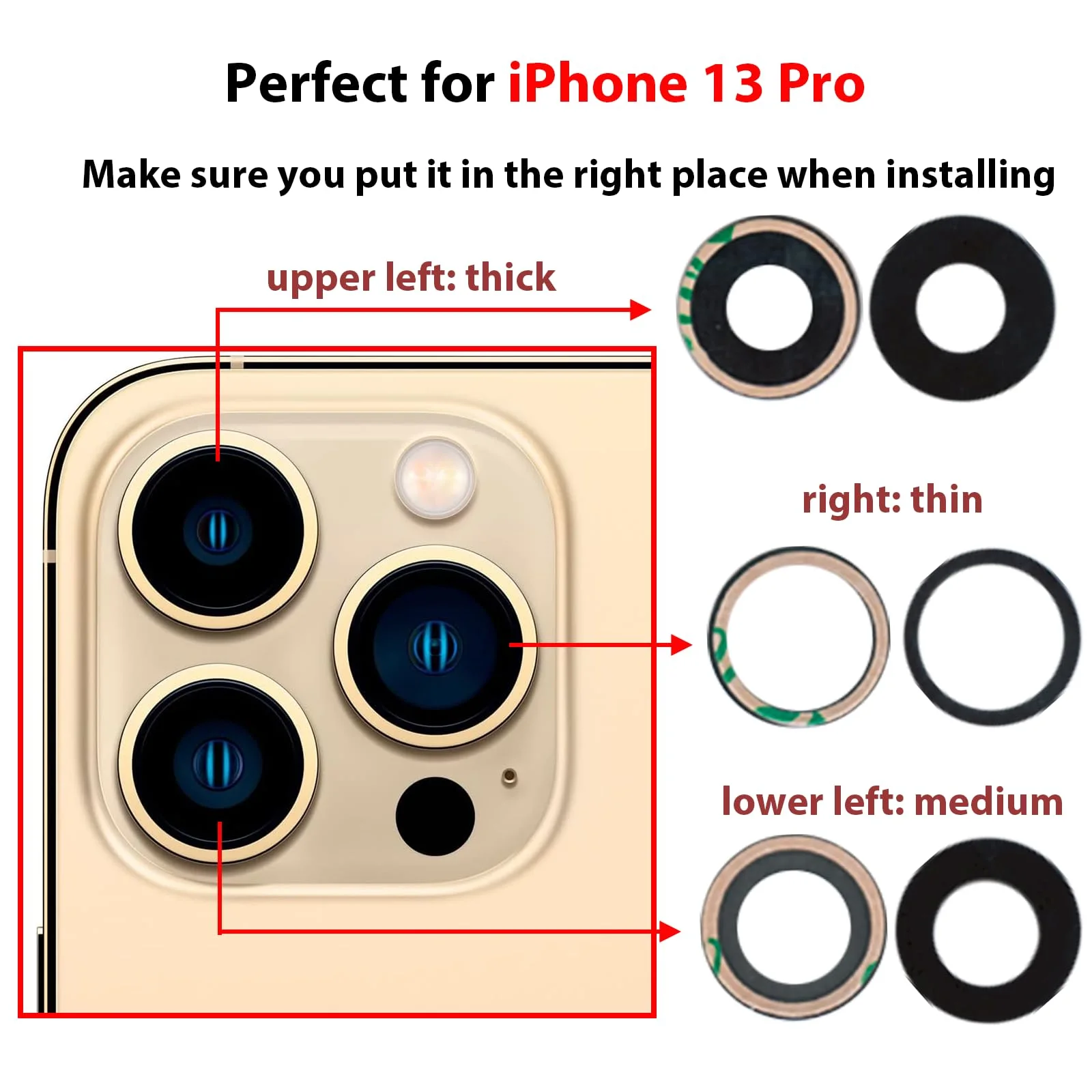 iPhone 13 Pro Kamera Camı