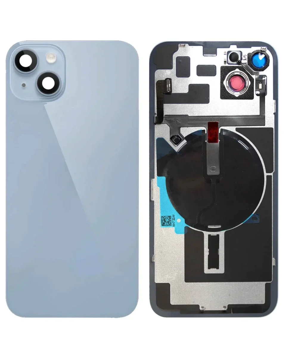 iPhone 14 Plus Uyumlu KIRMIZI OEM Pull A Grade MagSafe Mıknatıslı, NFC ve Flaş Flexli Arka Cam