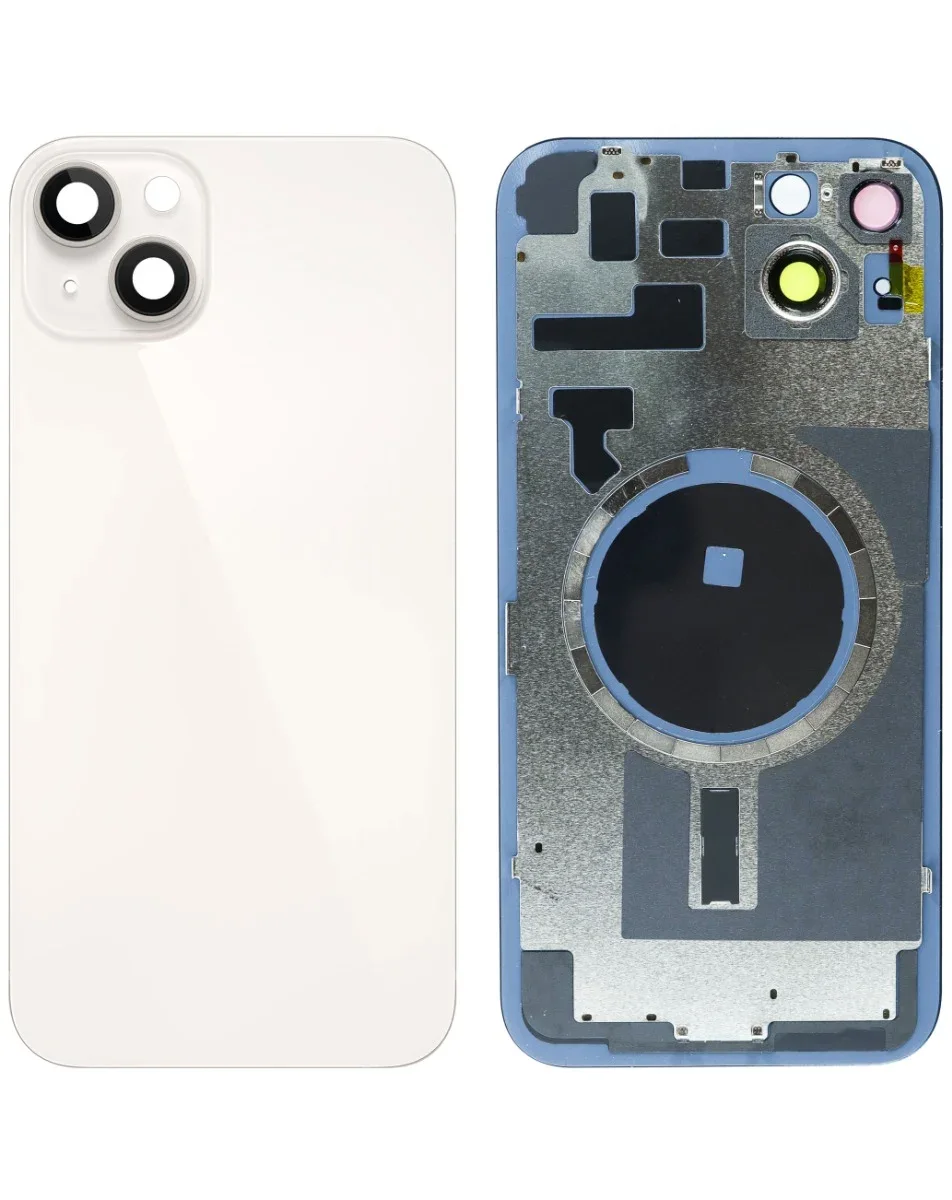 iPhone 14 Plus Uyumlu YILDIZ IŞIĞI LOGOLU MagSafe Mıknatıslı Arka Cam