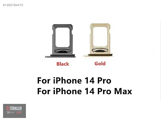 iPhone 14 Pro Sim Kart Tepsisi Gold (Çift Sim)