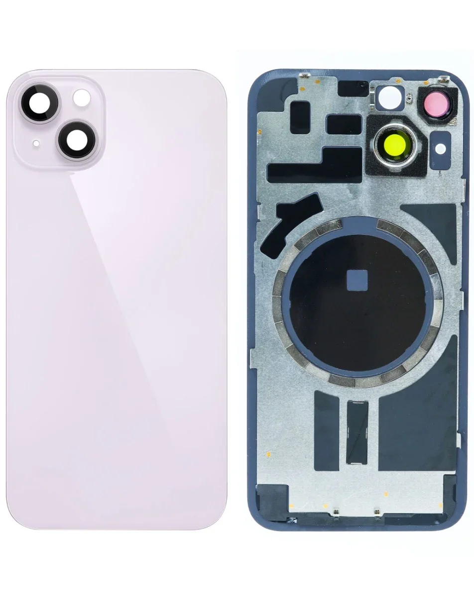 iPhone 14 Uyumlu MOR LOGOLU MagSafe Mıknatıslı Arka Cam