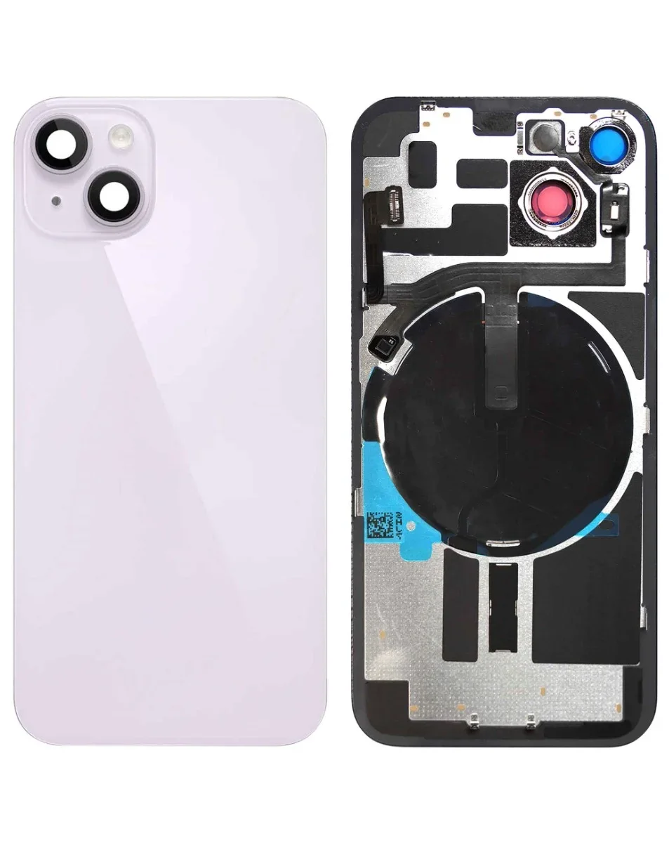iPhone 14 Uyumlu MOR LOGOLU MagSafe Mıknatıslı, NFC ve Flaş Flexli Arka Cam