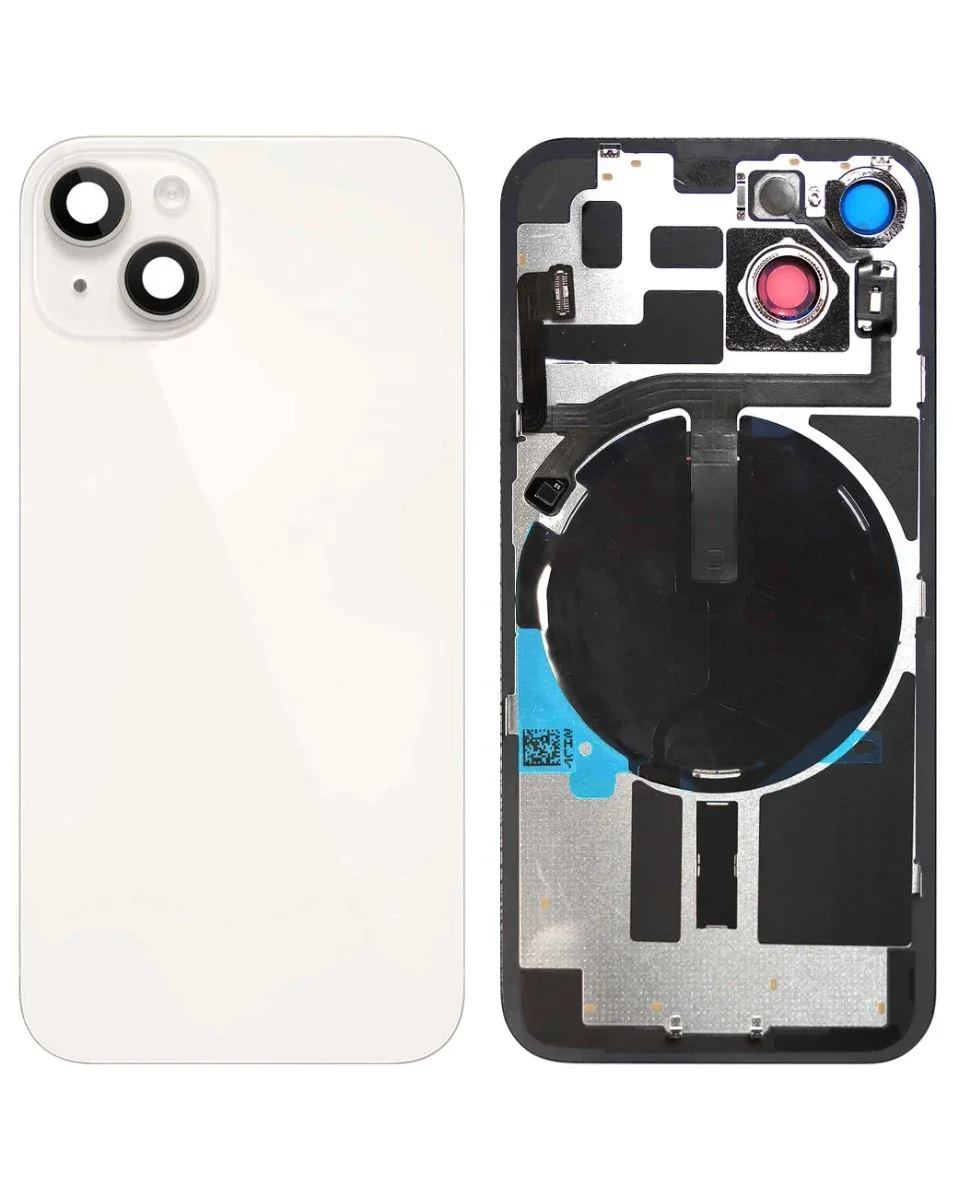 iPhone 14 Uyumlu YILDIZ IŞIĞI LOGOLU MagSafe Mıknatıslı, NFC ve Flaş Flexli Arka Cam