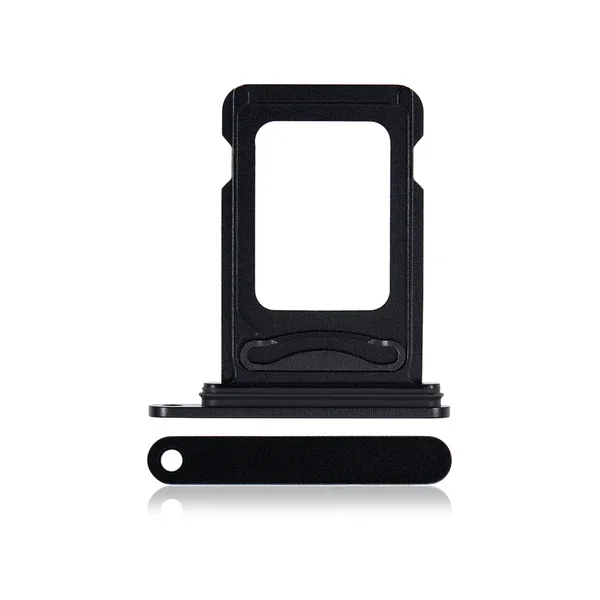 iPhone 15 Sim Kart Tepsisi Siyah Çift Sim