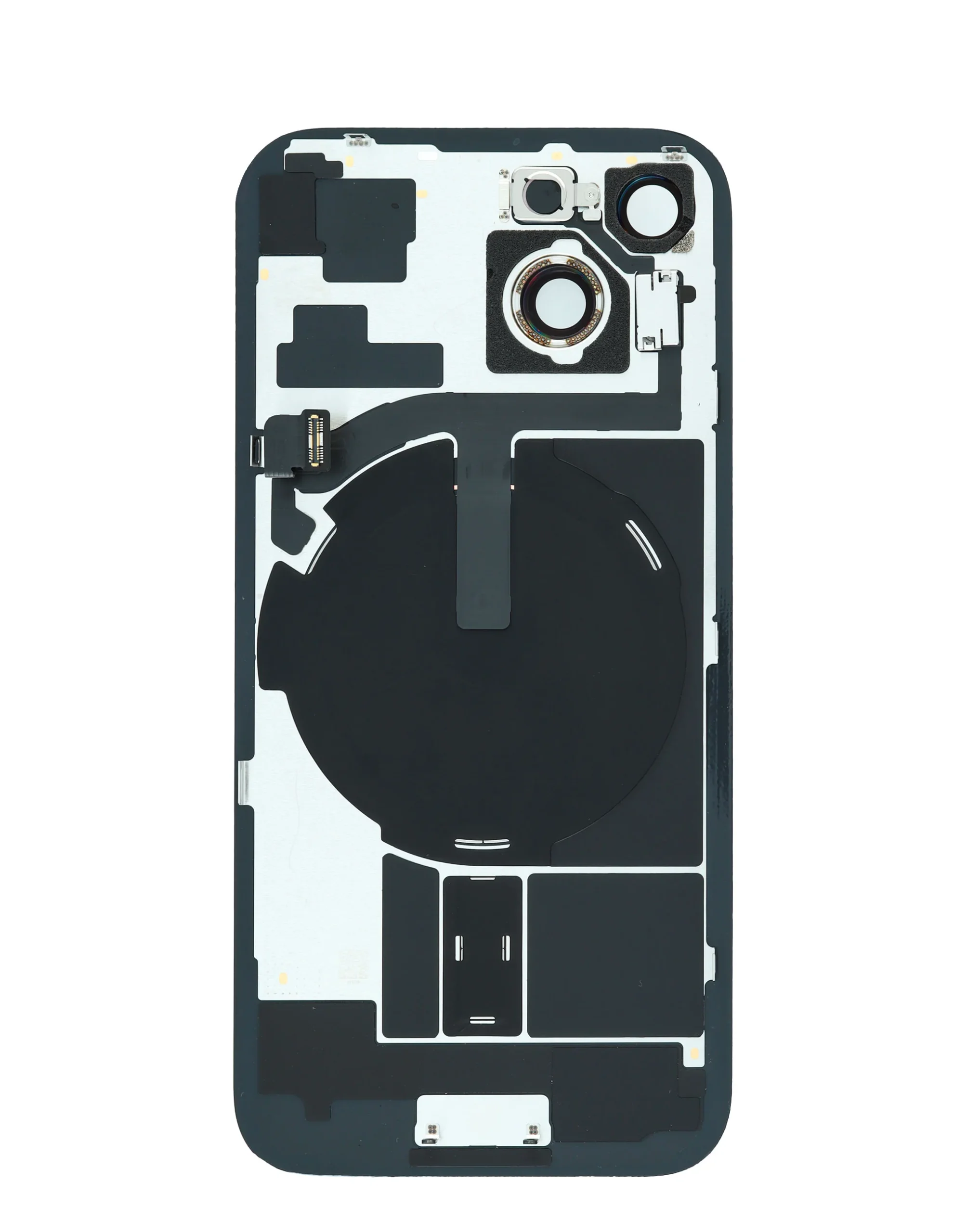 iPhone 15 Uyumlu PEMBE Service Pack Çerçeveli ve MagSafe Mıknatıslı Arka Cam