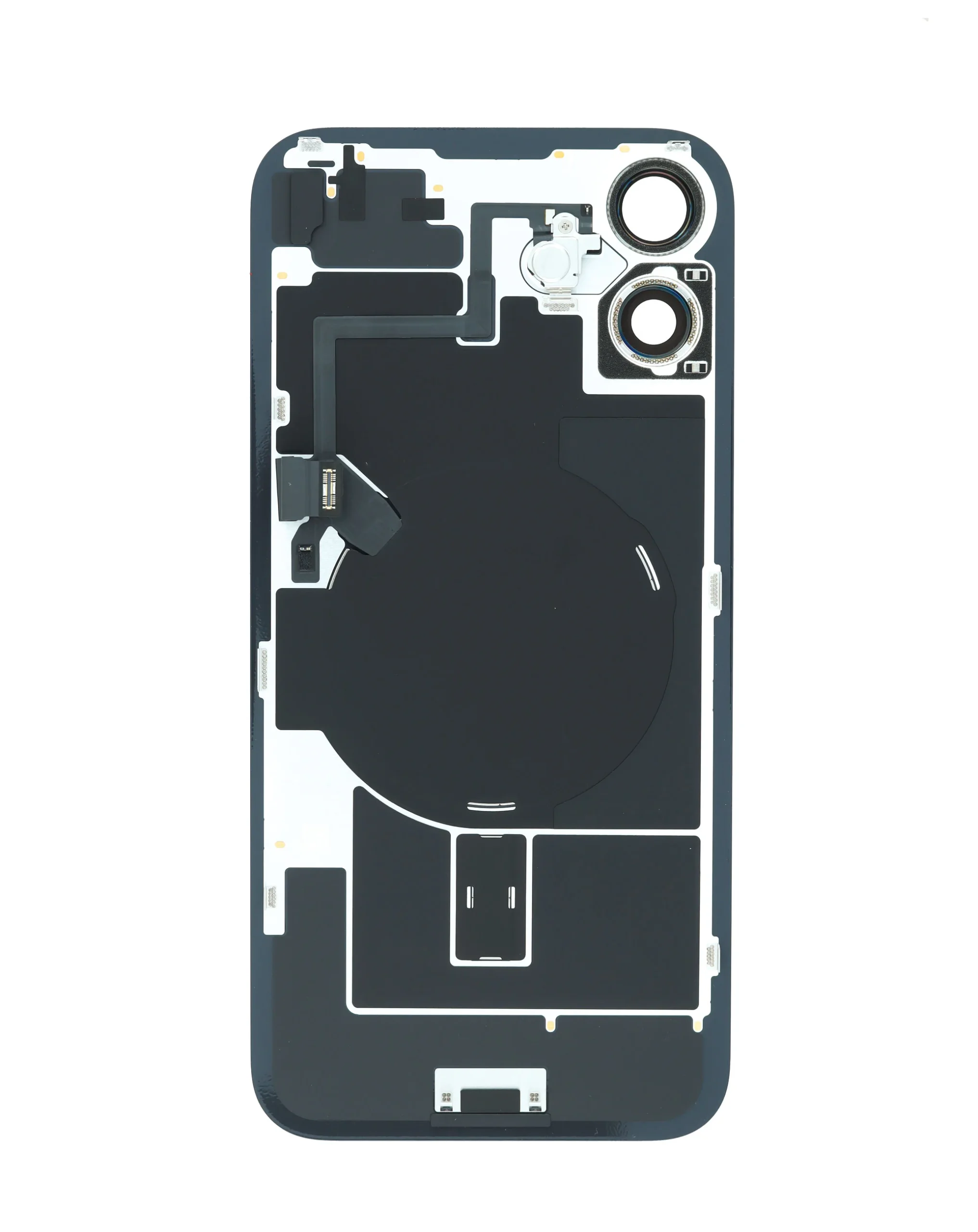 iPhone 16 Plus Uyumlu MAVİ TİTANYUM Service Pack Çerçeveli ve MagSafe Mıknatıslı Arka Cam