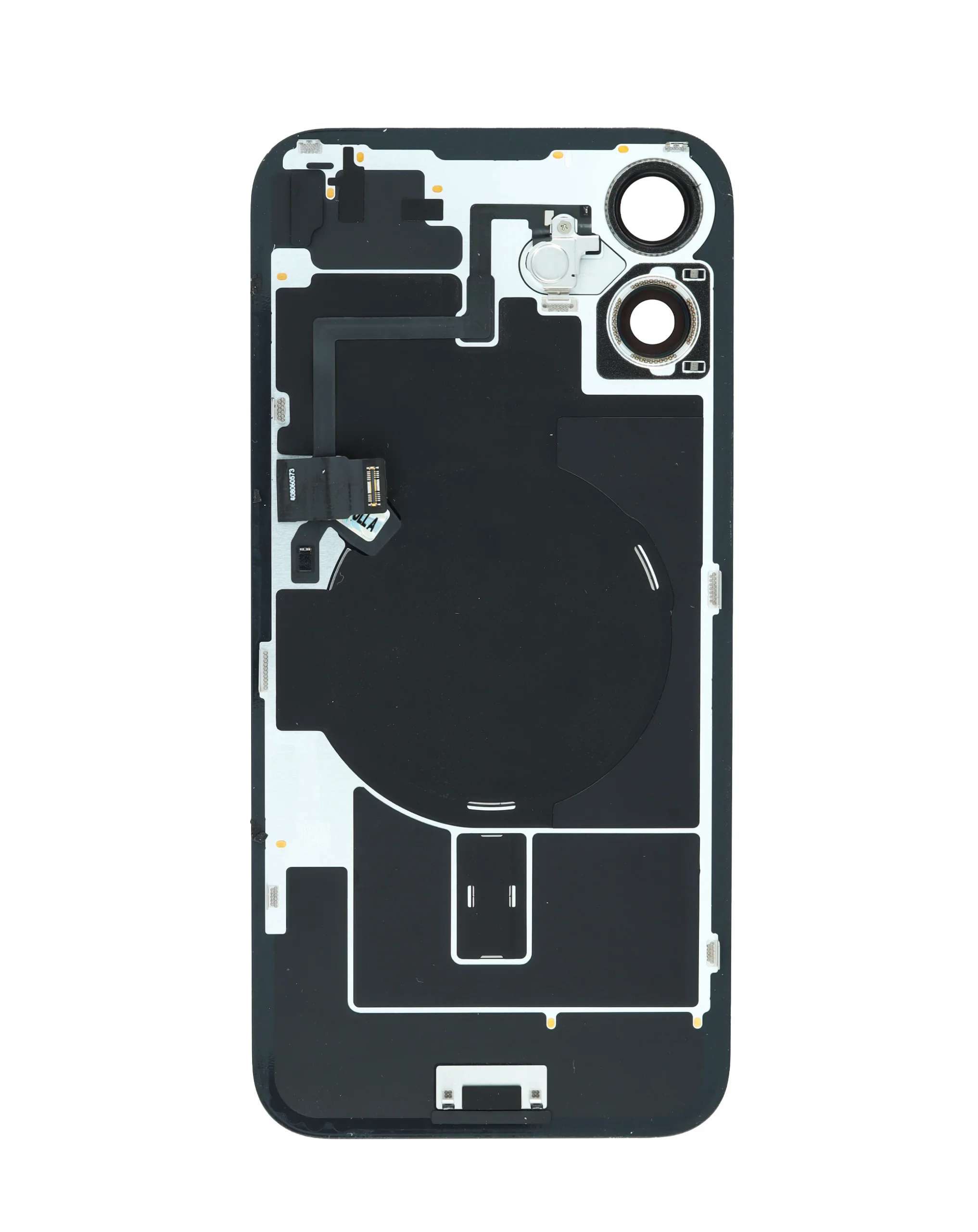 iPhone 16 Plus Uyumlu PEMBE OEM Pull A Grade MagSafe Mıknatıslı, NFC ve Flaş Flexli Arka Cam