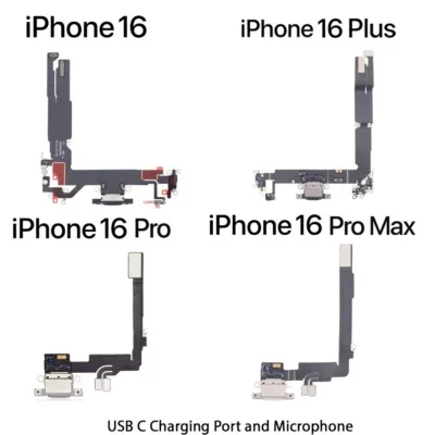 iPhone 16 Pro Şarj Soketli Mikrofon Bordu