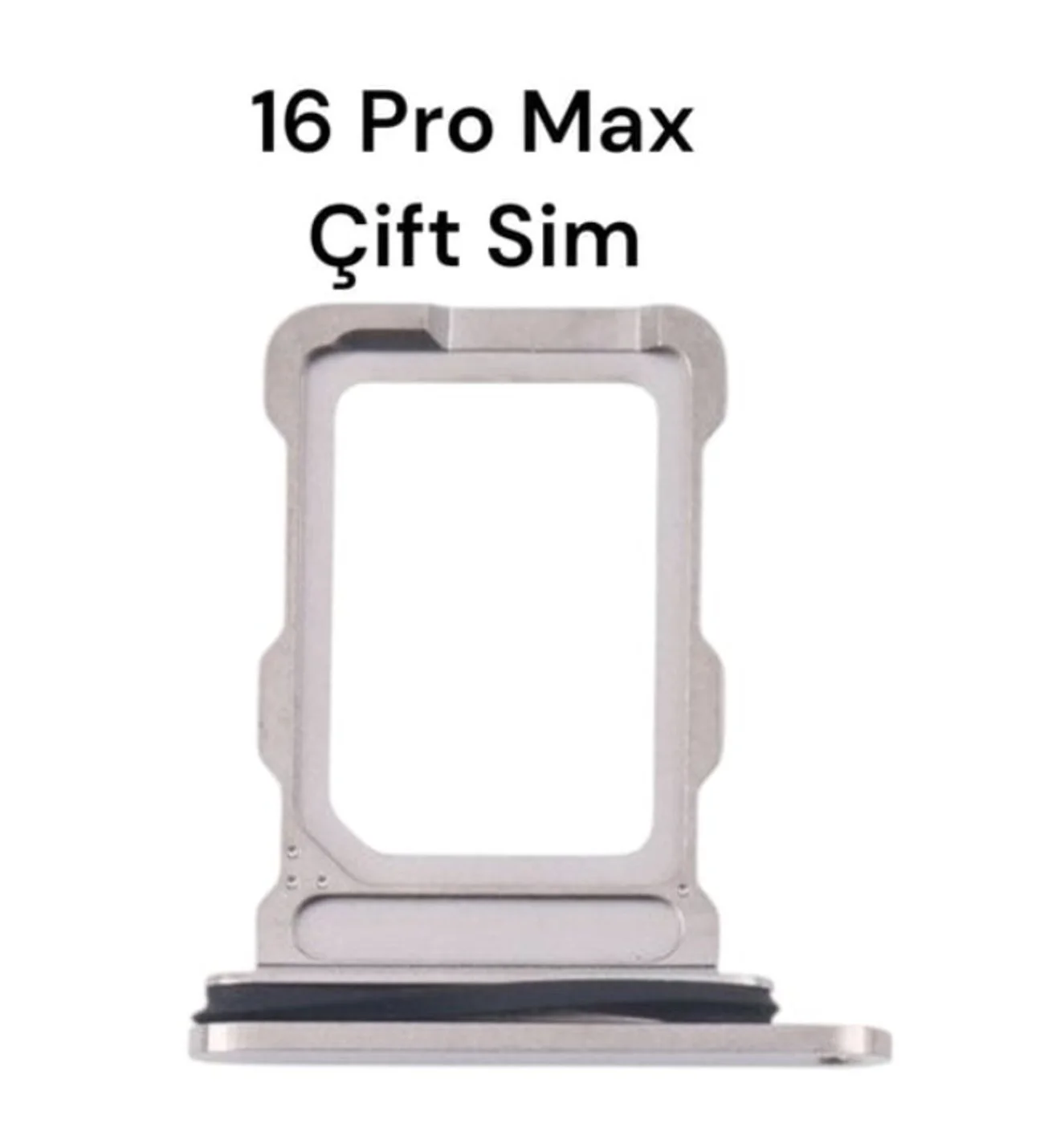 iPhone 16 Pro Sim Kart Tepsisi Beyaz