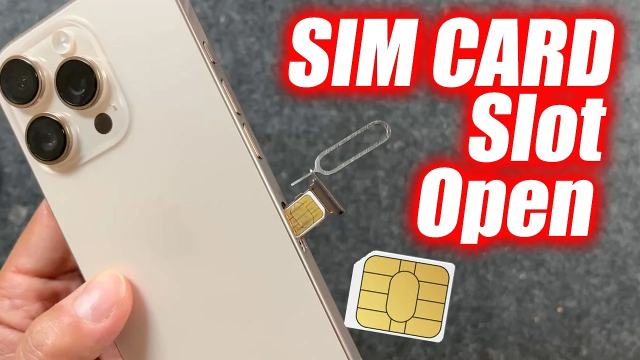 iPhone 16 Pro Sim Yuvası