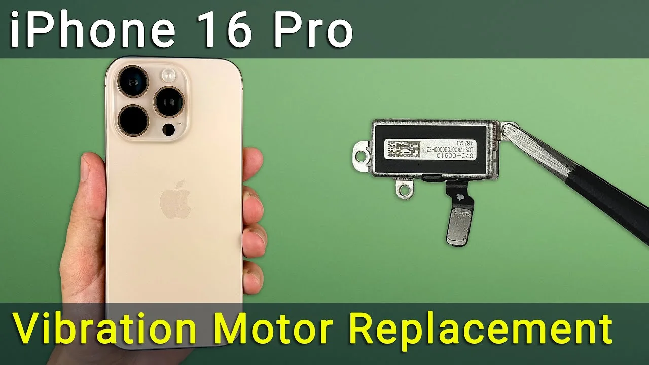 iPhone 16 Pro Titreşim Motoru