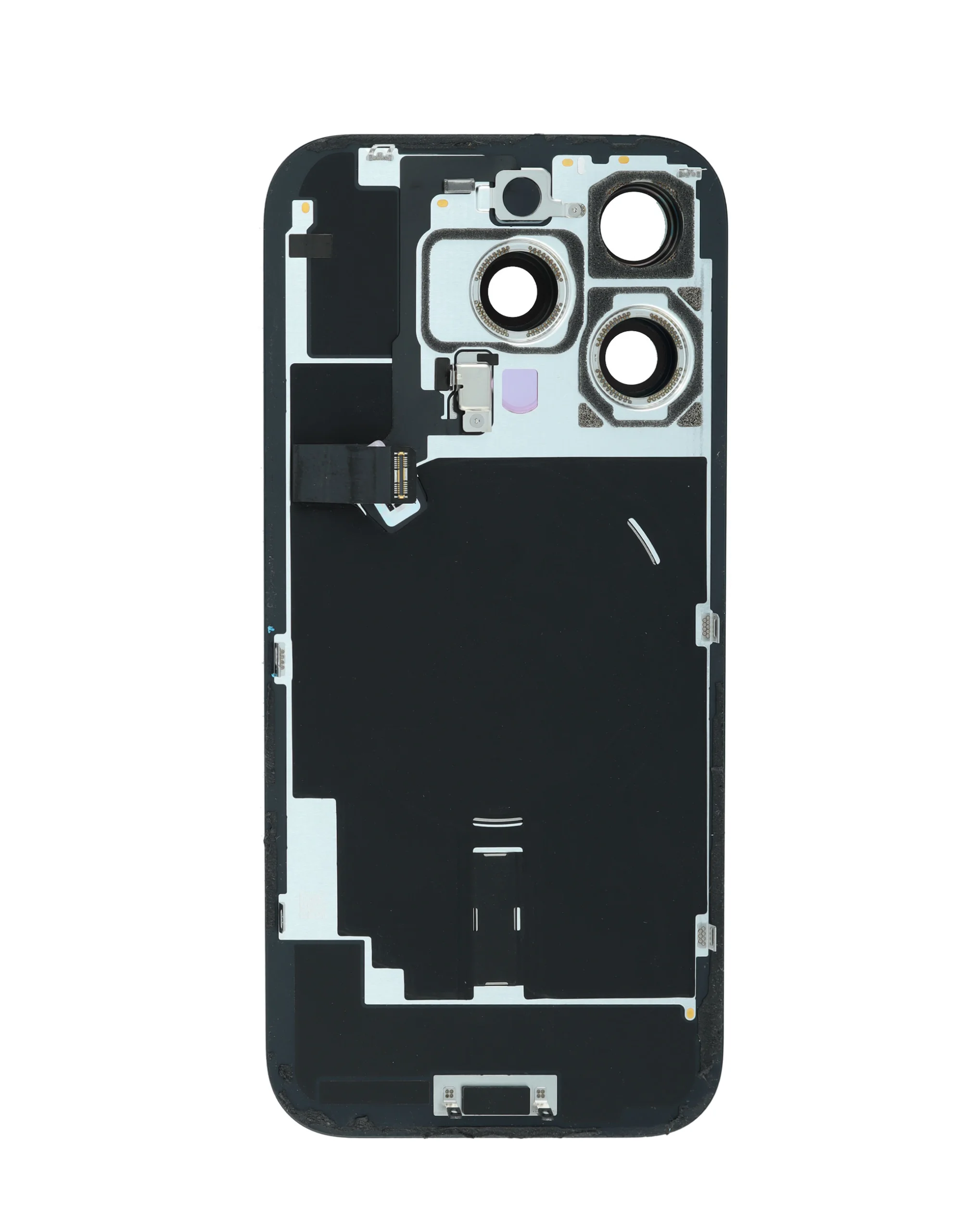 iPhone 16 Pro Uyumlu DOĞAL TİTANYUM OEM Pull A Grade MagSafe Mıknatıslı, NFC ve Flaş Flexli Arka Cam