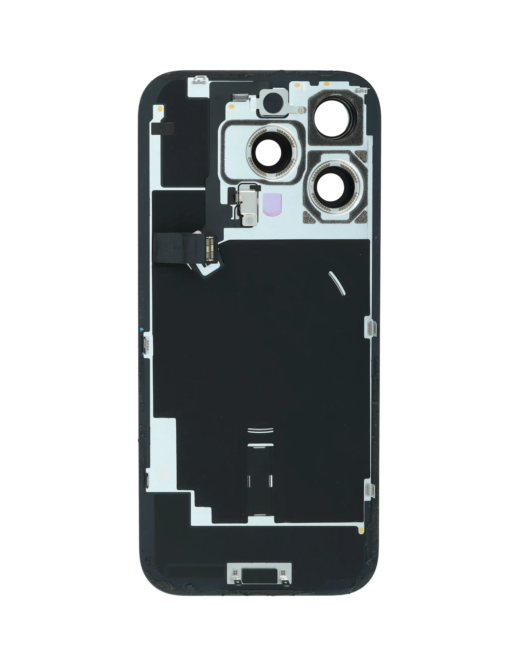 iPhone 16 Pro Uyumlu SİYAH TİTANYUM OEM Pull A Grade MagSafe Mıknatıslı, NFC ve Flaş Flexli Arka Cam