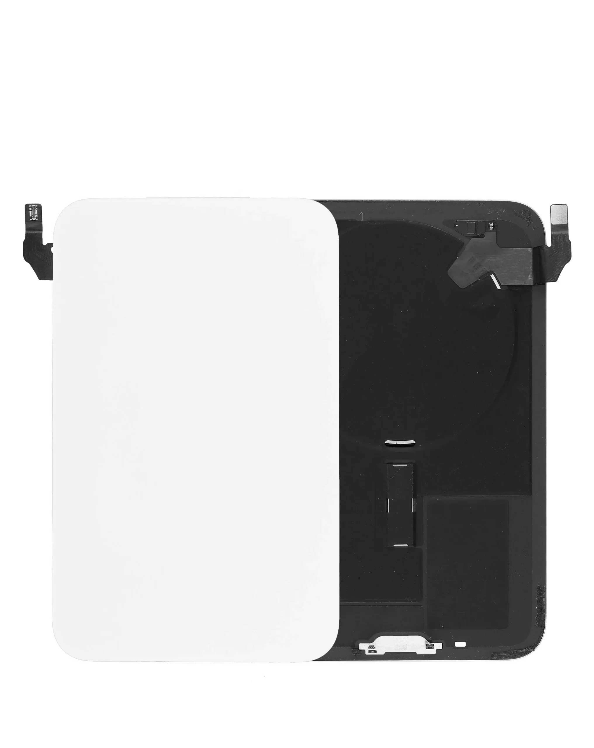 iPhone 17 Pro Max Uyumlu GÜMÜŞ MagSafe Mıknatıslı, NFC ve Flaş Flexli Arka Cam