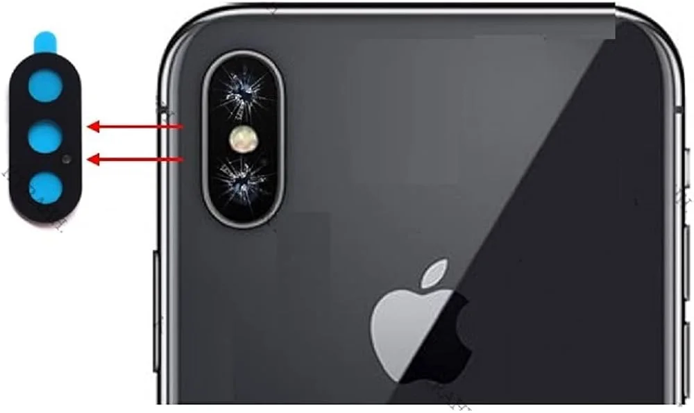 iPhone X Xs Tek Kamera Camı