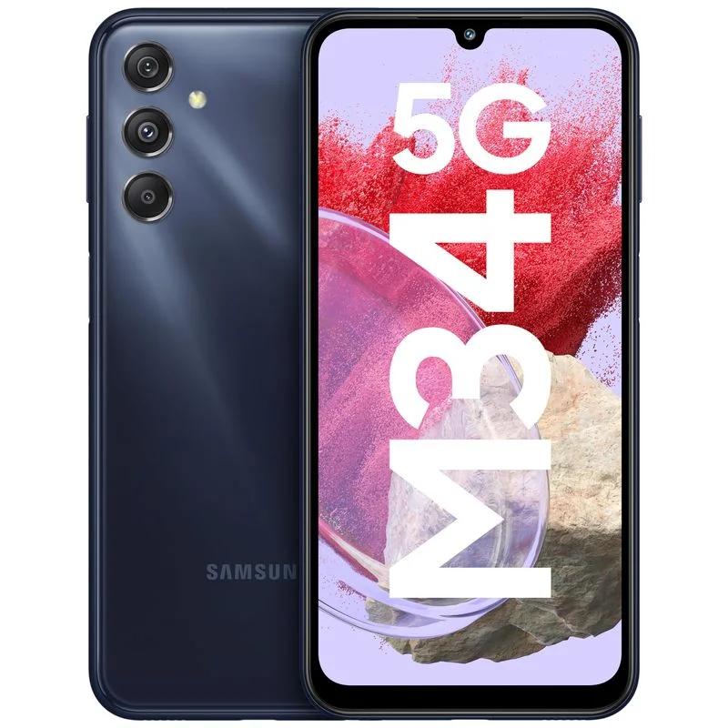 M34 5G M346 Parmak İzi Mavi