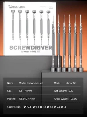Mechanic Mortar Se Set Tornavida