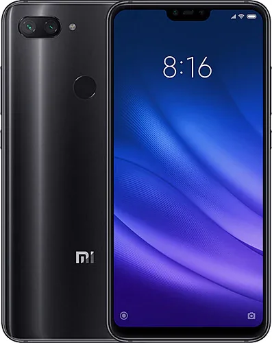 Mi 8 Lite Ocalı Cam Siyah