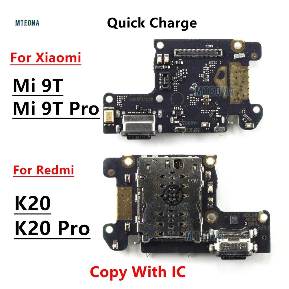 Mi 9T Mi 9T Pro K20 K20 Pro Şarj Soketli Mikrofon Bordu