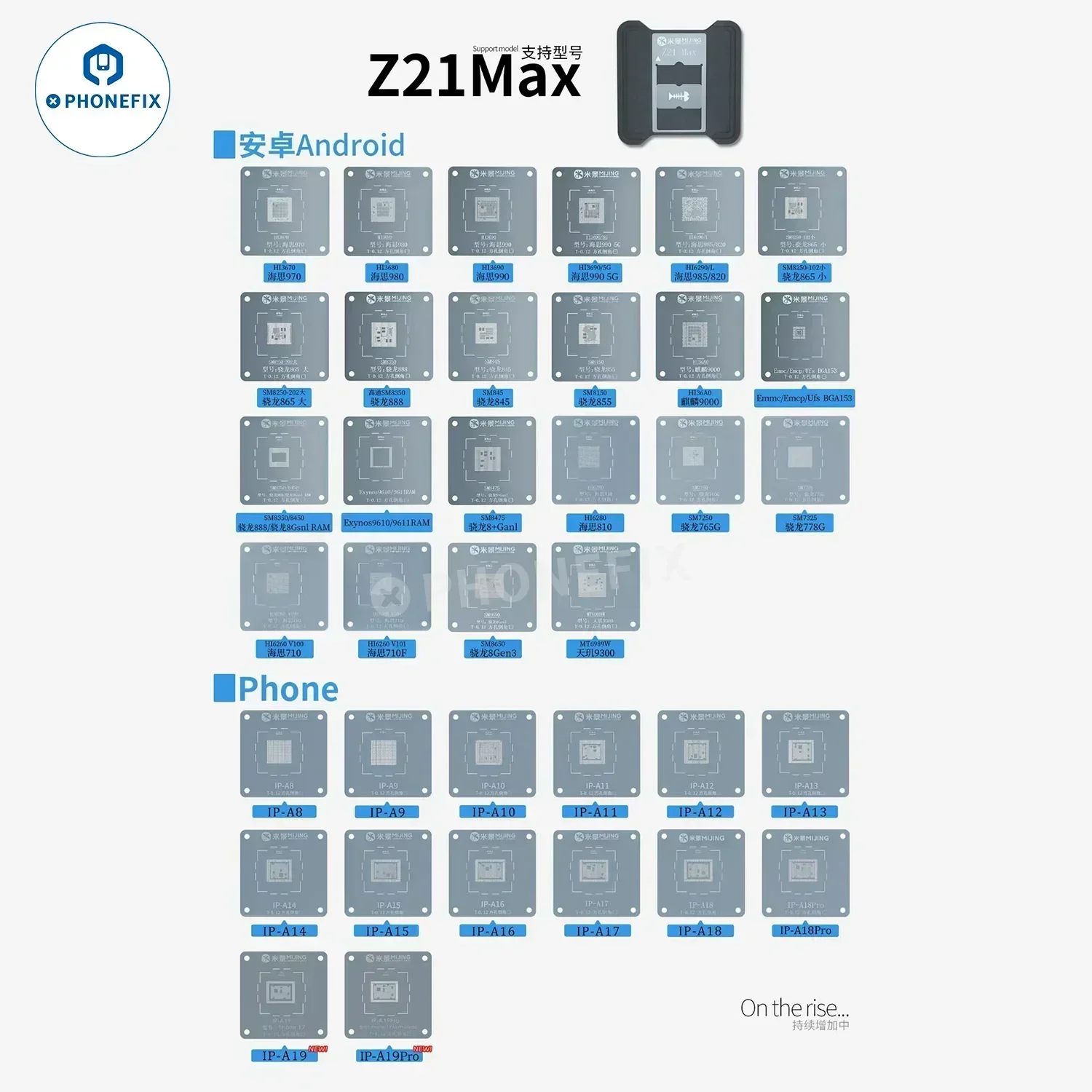 Mijing Z21 Max Cpu Kalıp Iph+Android Set