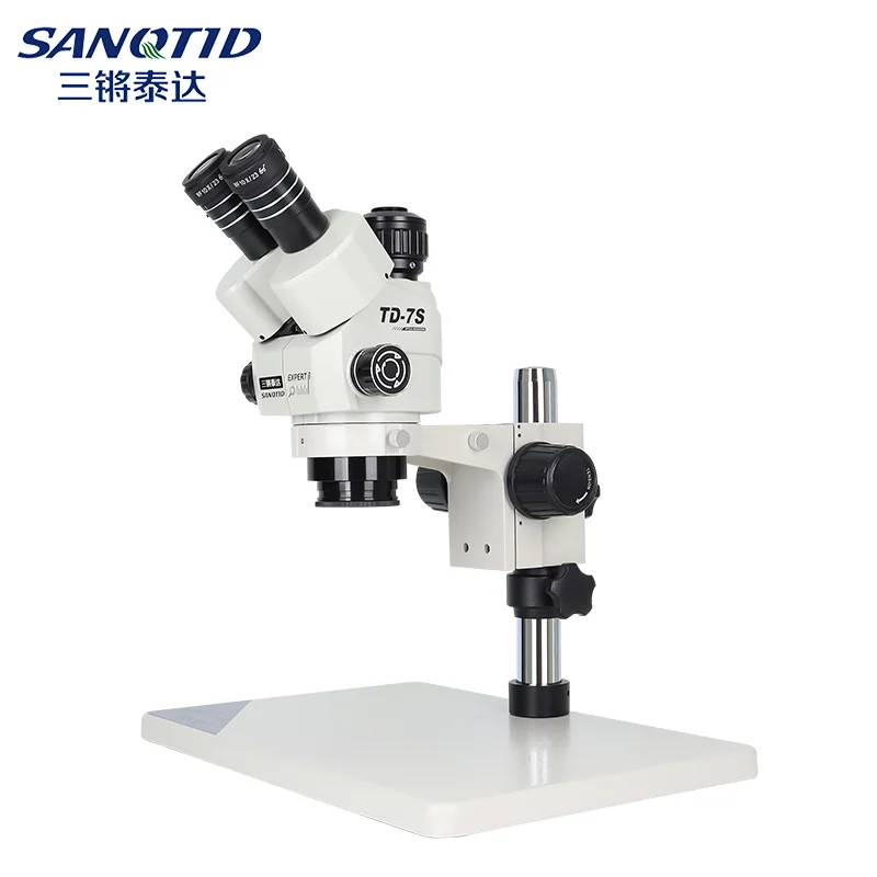 Mikroskop Td-7s Kamera Yuvalı Beyaz Kafa Mavi Ped