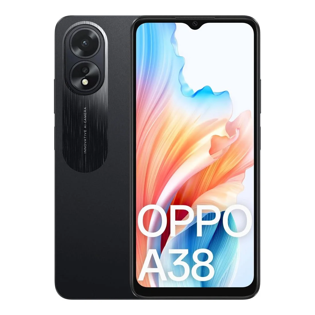 Oppo A38 Ocalı Cam Siyah