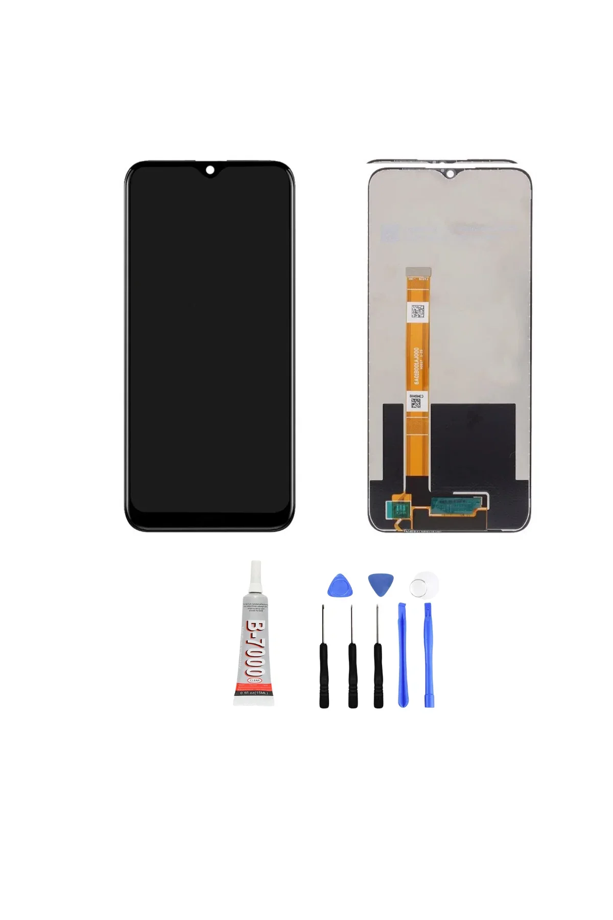 Oppo A5 2020 A9 2020 A31 Realme 3 3İ 5i 6İ Ocalı Cam Siyah