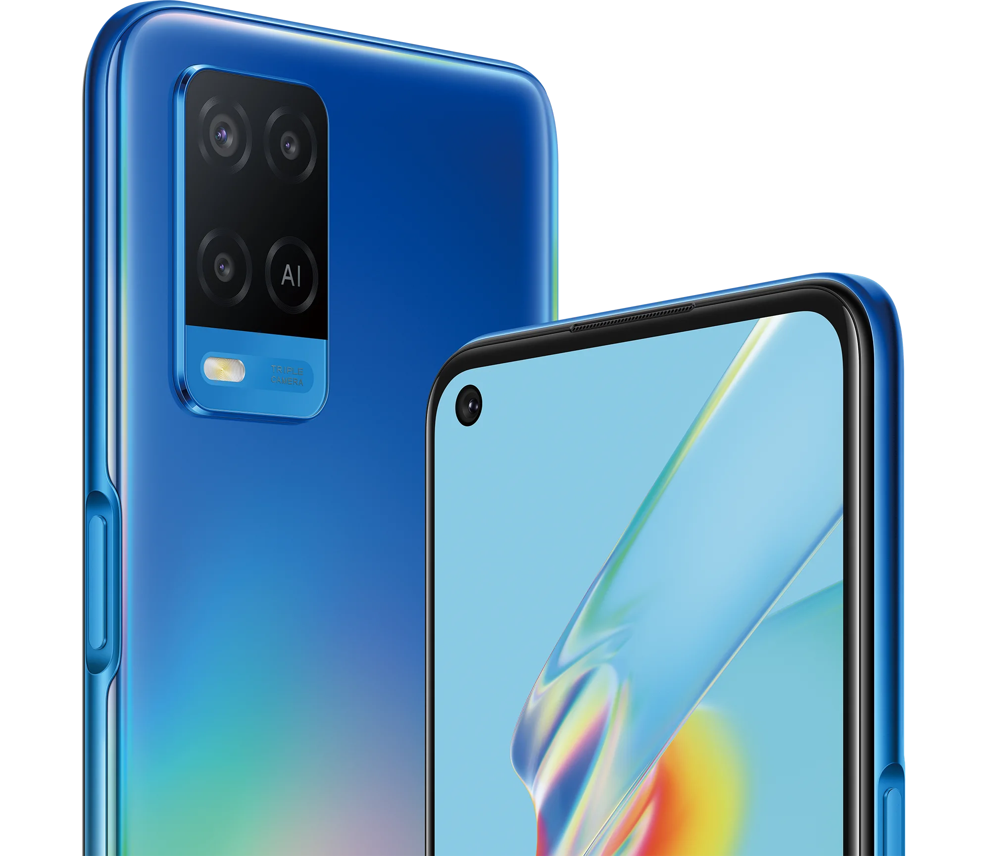 Oppo A54 Parmak İzi Mavi