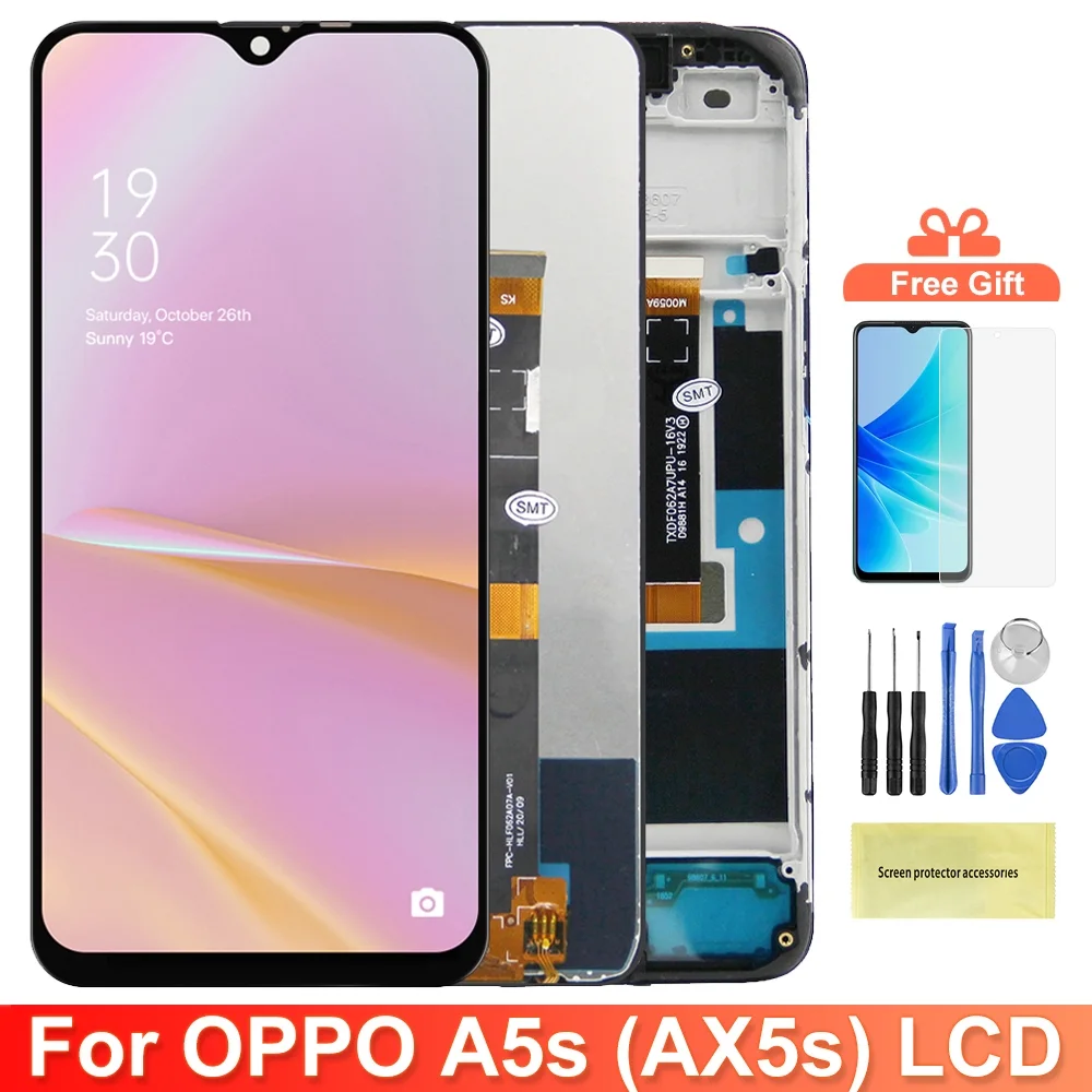 Oppo Ax5s Ekran Dokunmatik Orijinal Çıtasız Ürün (Çerçevesiz)