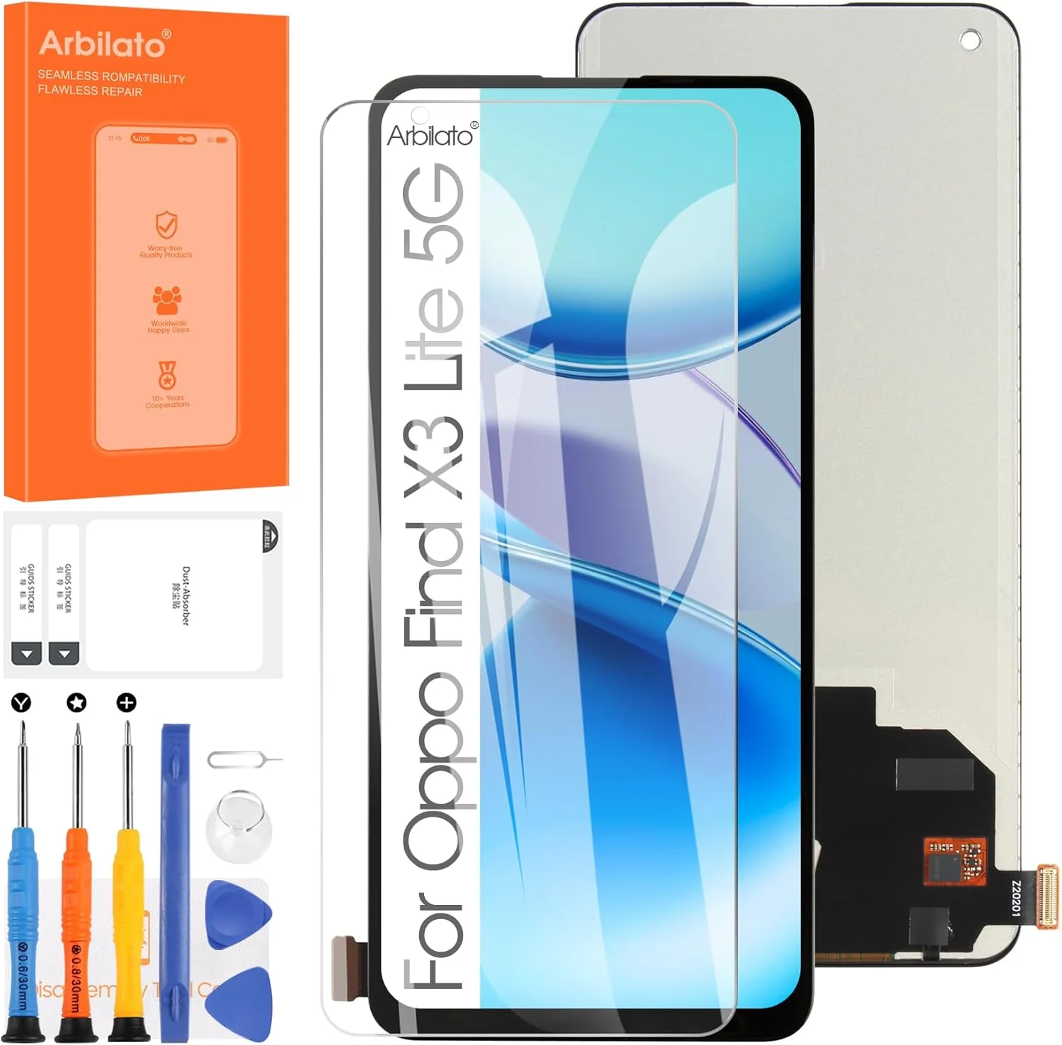 Oppo Find X3 Lite 5G Ekran Dokunmatik A Plus Kalite Ürün/INCELL Çıtasız (Çerçevesiz)